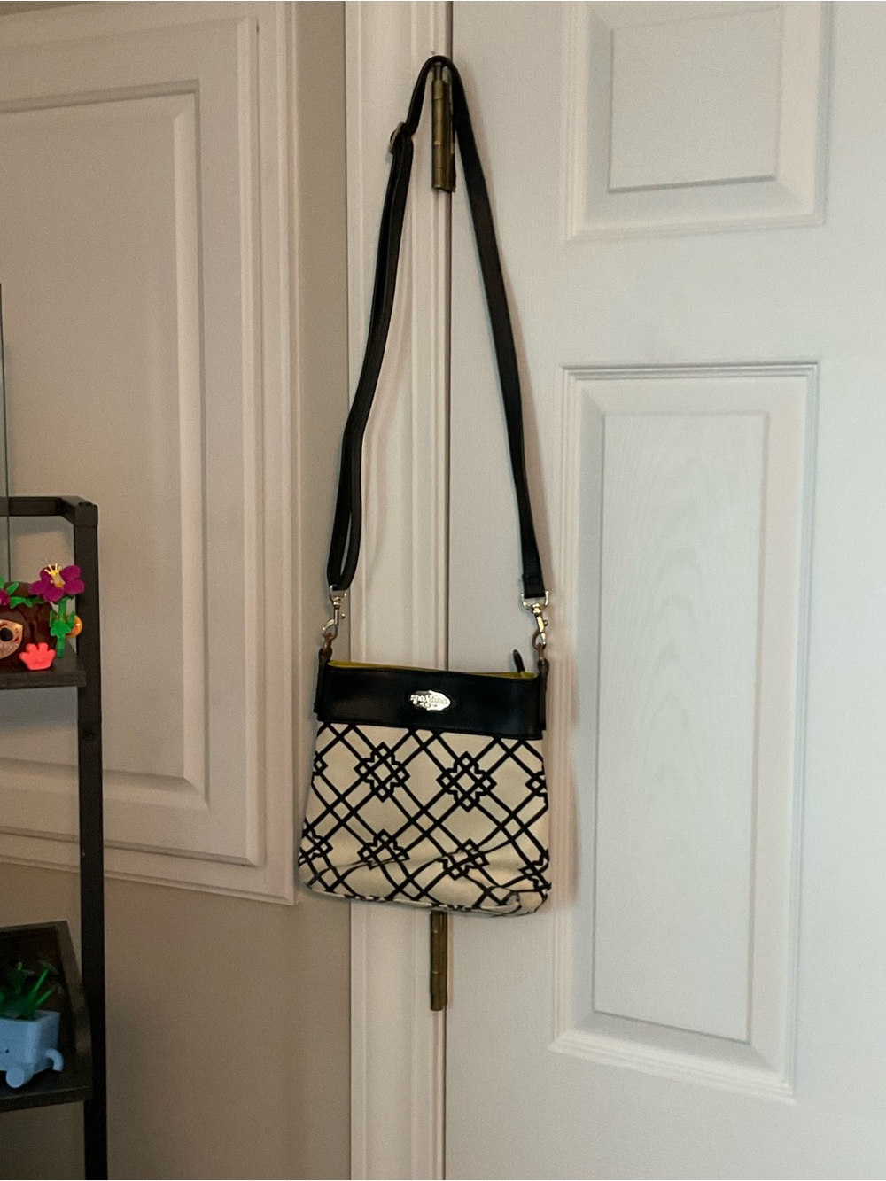 Spartina 449 Black & Ivory Crossbody Bag 🖤🤍